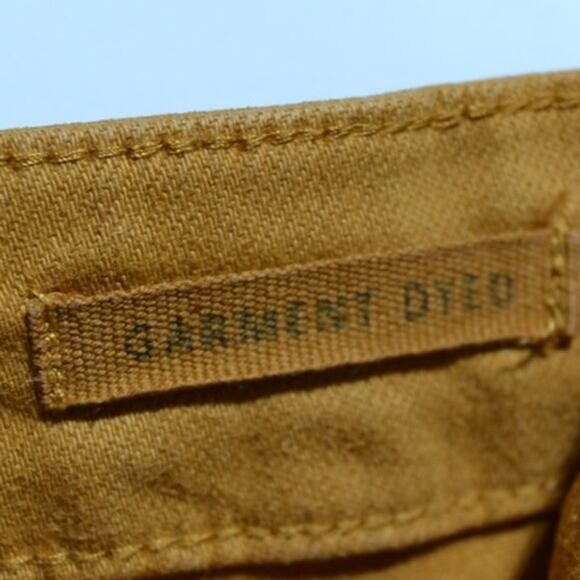 Judy Blue Flare Leg Garment Dyed Marigold Glow Jeans Size 24W - Picture 7 of 9